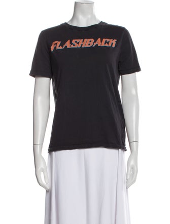 Sandro Graphic Print Crew Neck T-Shirt