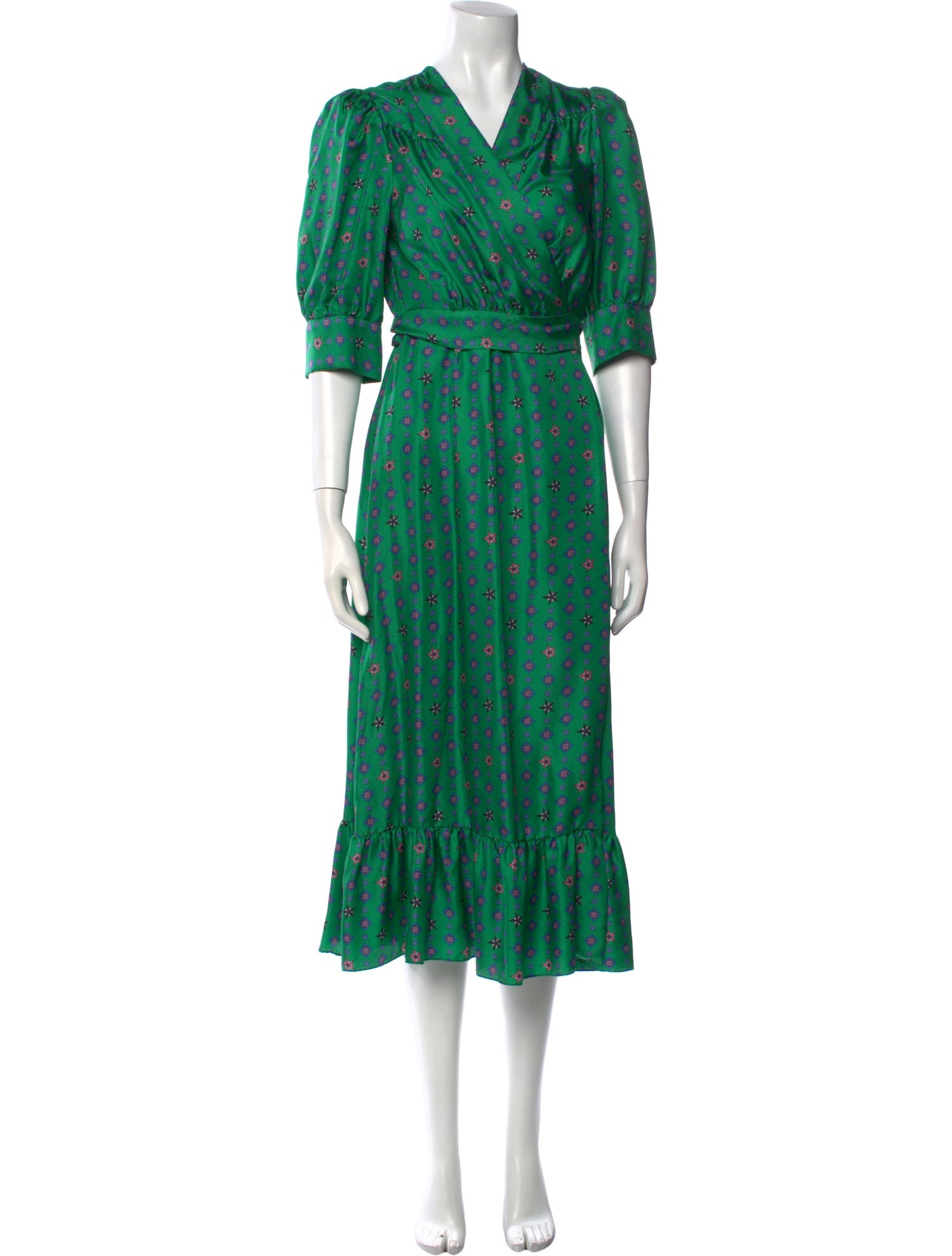 Sandro Silk Long Dress