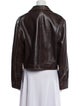 Sandro Lamb Leather Biker Jacket