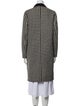 Sandro Wool Houndstooth Print Coat