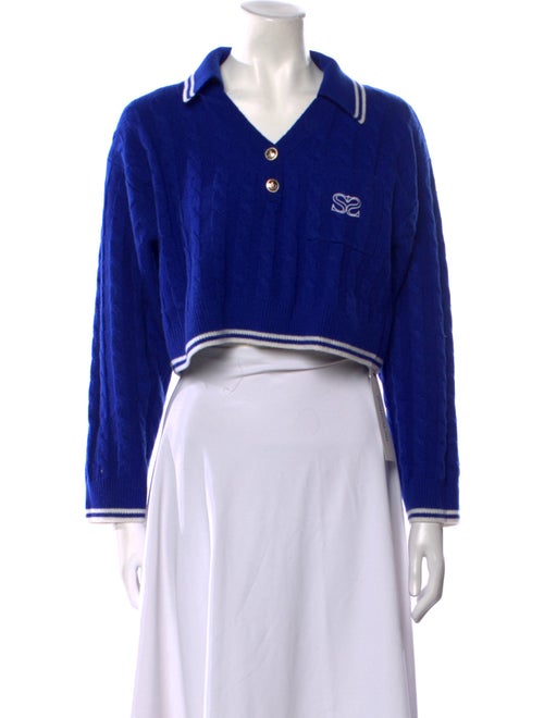 Sandro Wool V-Neck Sweater