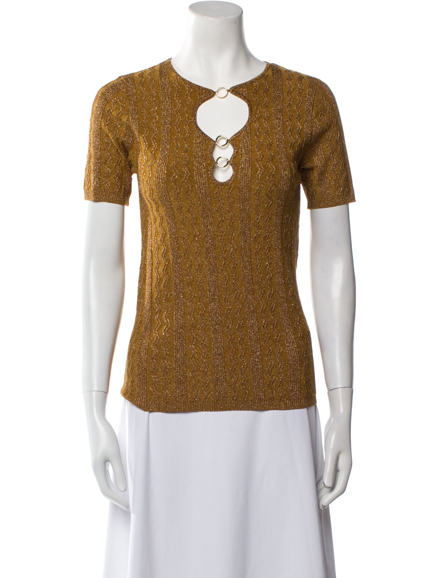 Sandro V-Neck Short Sleeve Polo w/ Tags