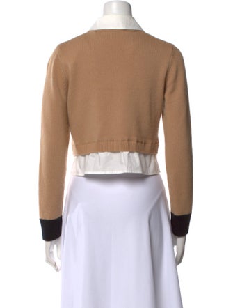 Sandro Wool Colorblock Pattern Sweater