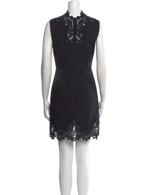 Sandro Lace Pattern Mini Dress