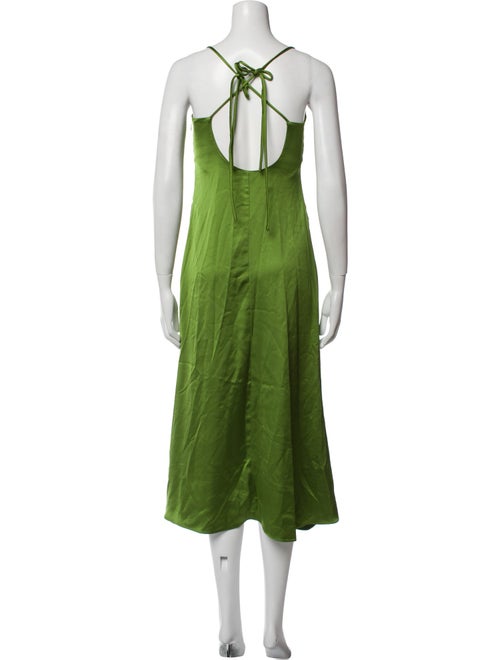 Sandro V-Neck Midi Length Dress