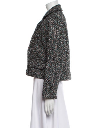 Sandro Tweed Pattern Evening Jacket