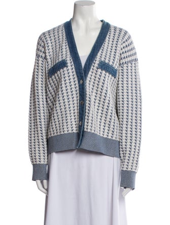 Sandro Tweed Pattern Jacket