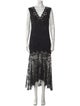 Sandro Lace Long Dress