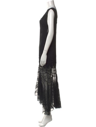 Sandro Lace Long Dress