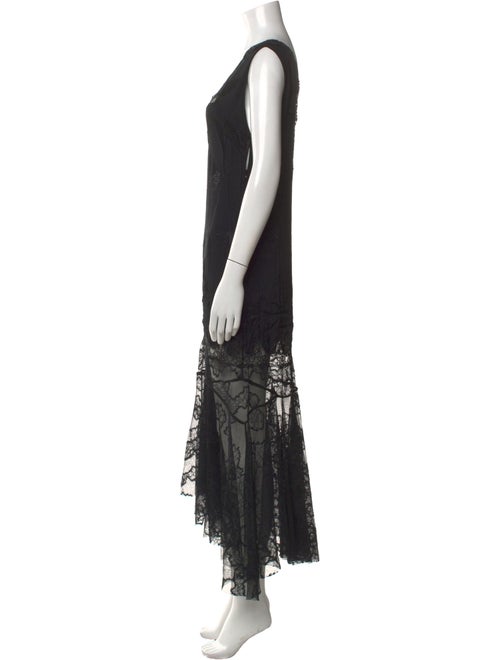 Sandro Lace Long Dress