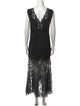 Sandro Lace Long Dress