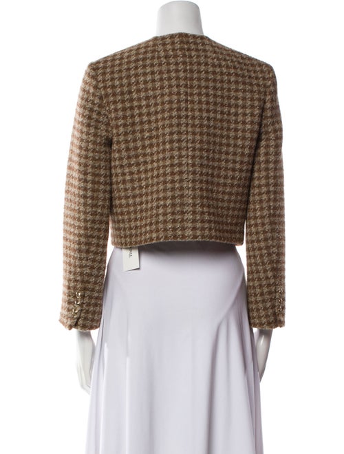 Sandro Tweed Pattern Evening Jacket