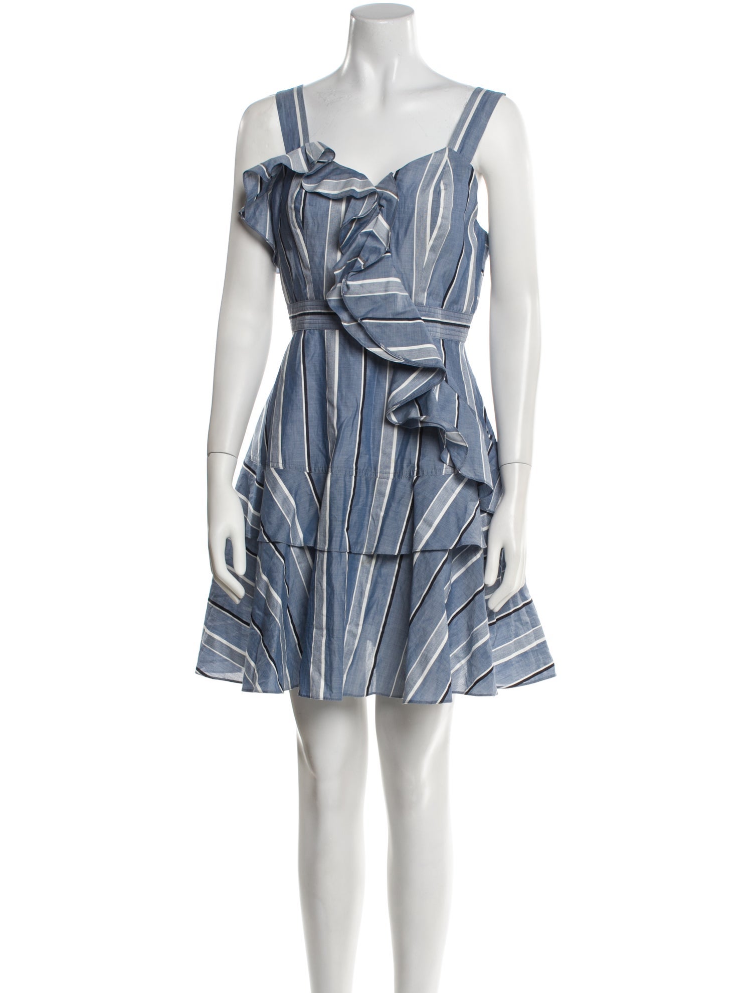 Sandro Striped Mini Dress