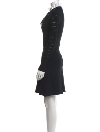 Sandro Mock Neck Mini Dress