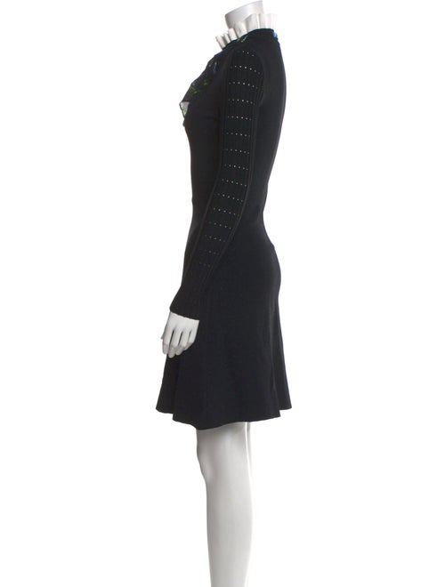 Sandro Mock Neck Mini Dress