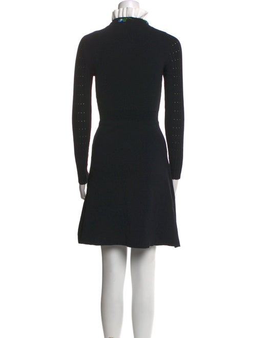 Sandro Mock Neck Mini Dress