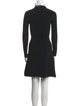 Sandro Mock Neck Mini Dress