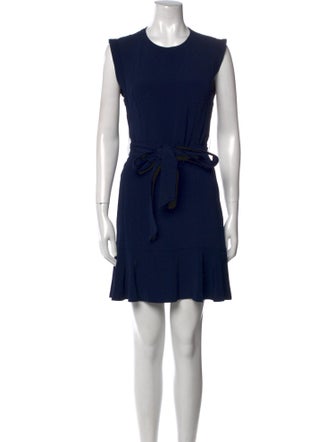 Sandro Crew Neck Mini Dress