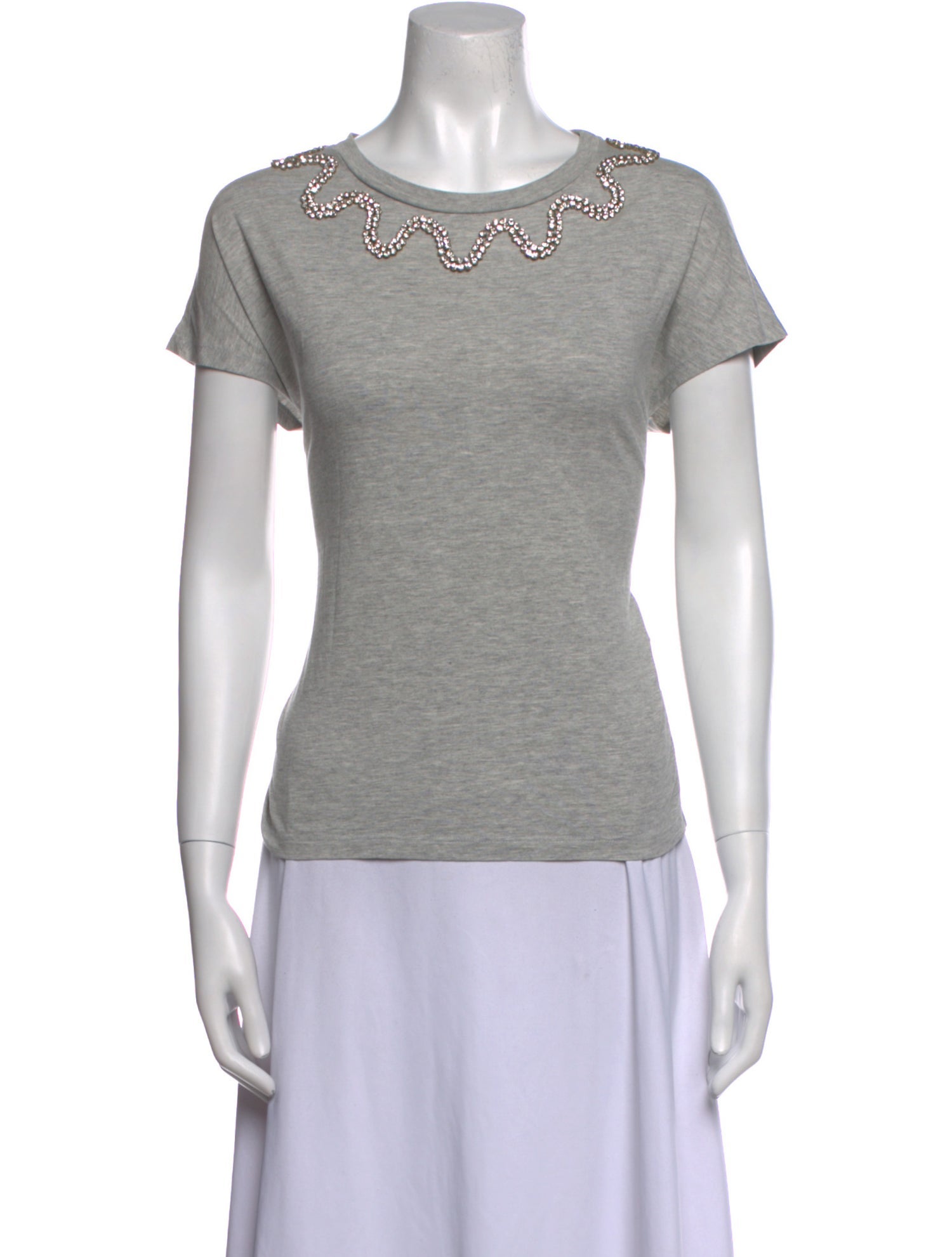 Sandro Scoop Neck Short Sleeve T-Shirt