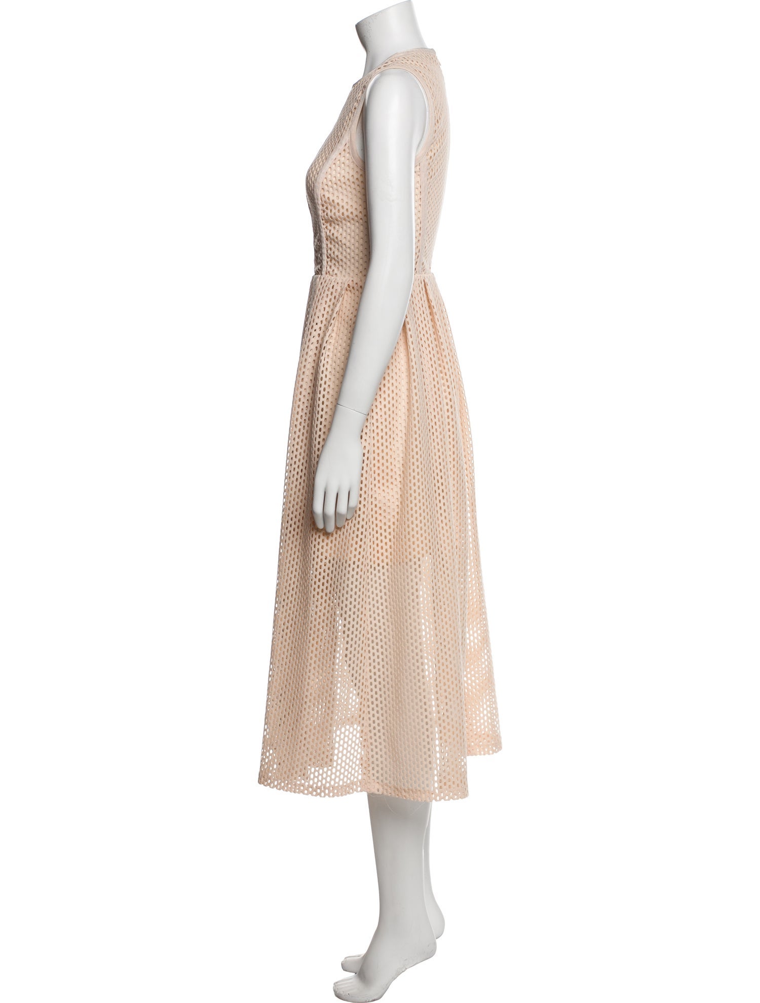 Sandro Crew Neck Long Dress