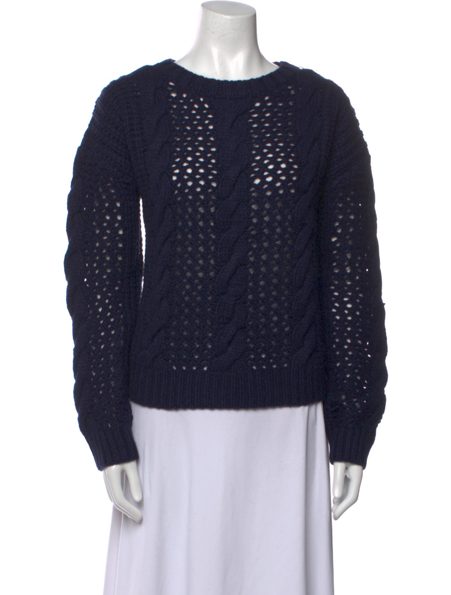 Sandro Lambswool Crew Neck Sweater