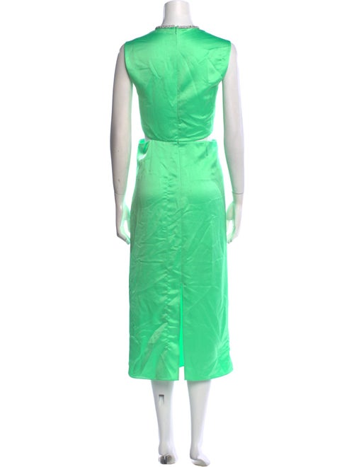 Sandro Linen Midi Length Dress