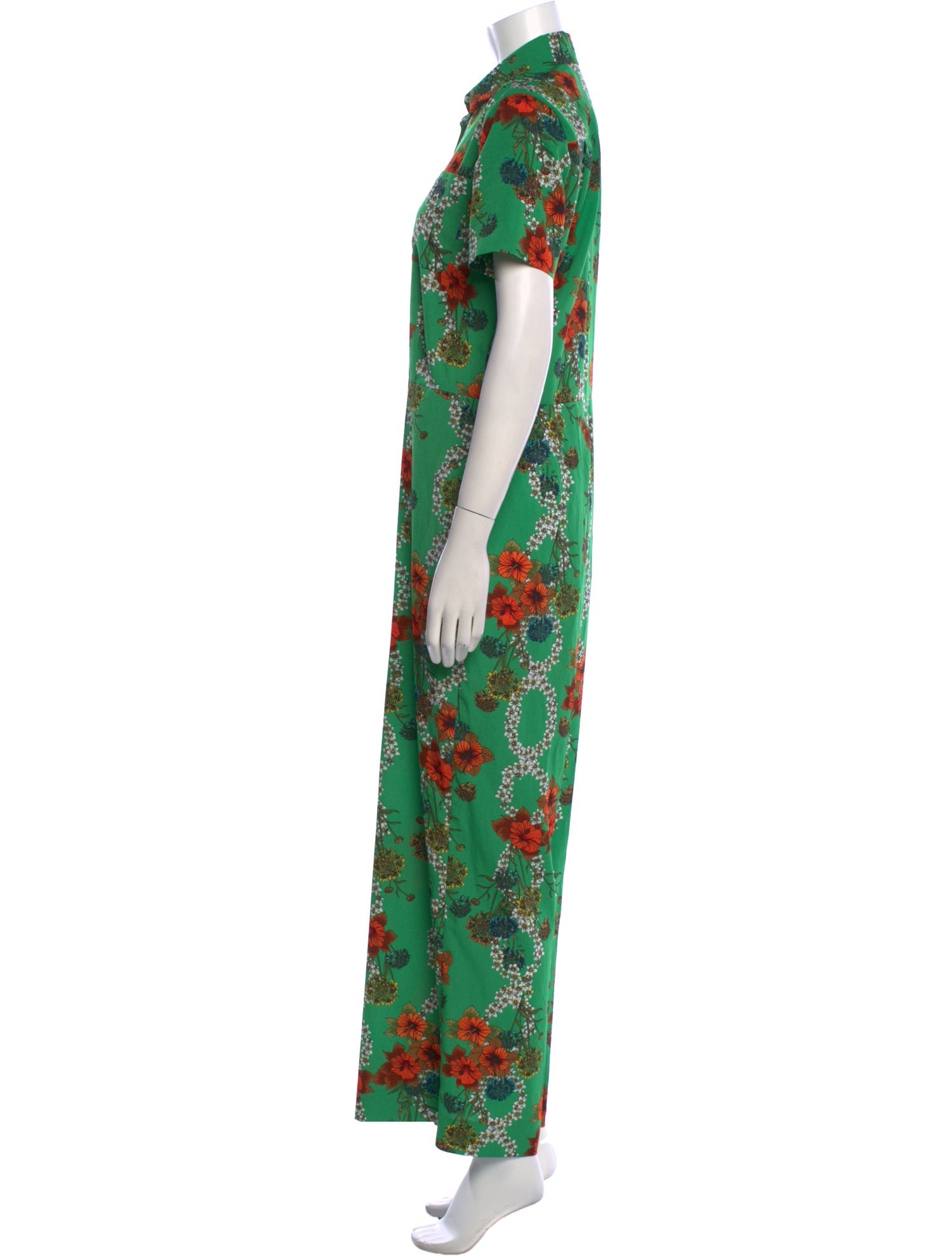 Sandro Floral Print Jumpsuit