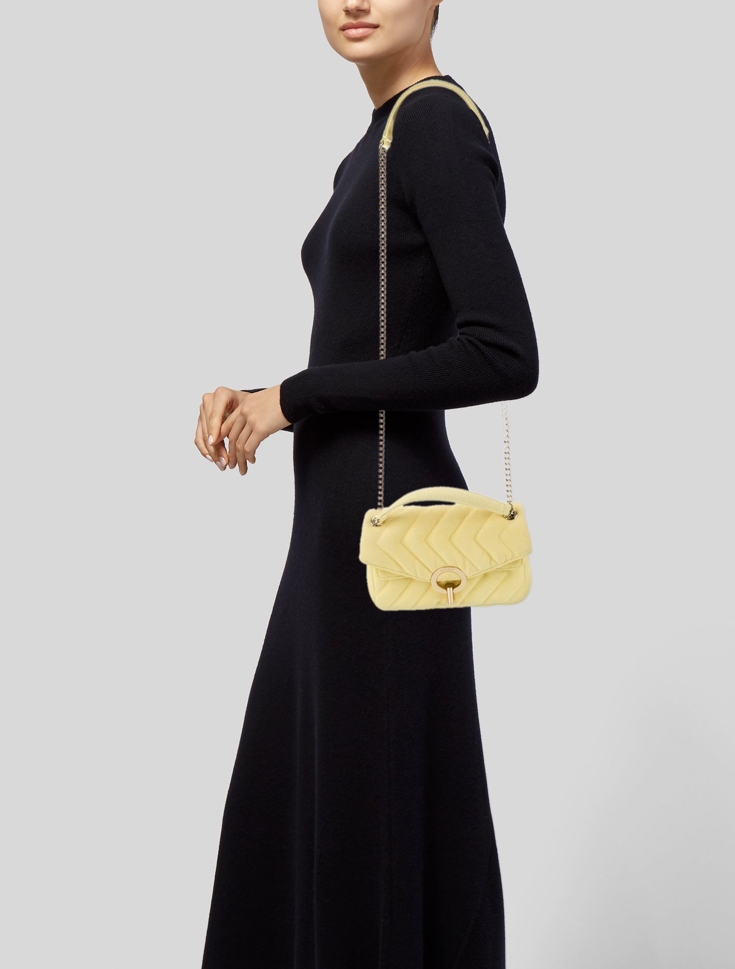 Sandro Canvas Shoulder Bag