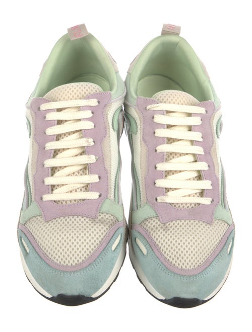 Sandro Mesh Colorblock Pattern Sneakers