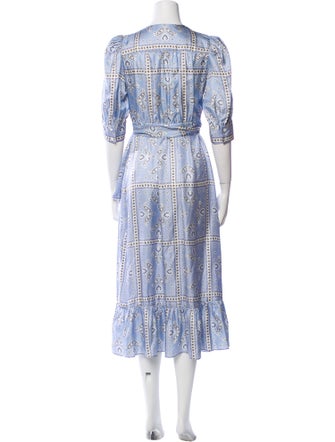 Sandro Silk Long Dress