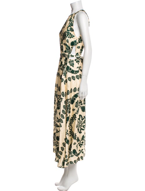 Sandro Printed Midi Length Dress