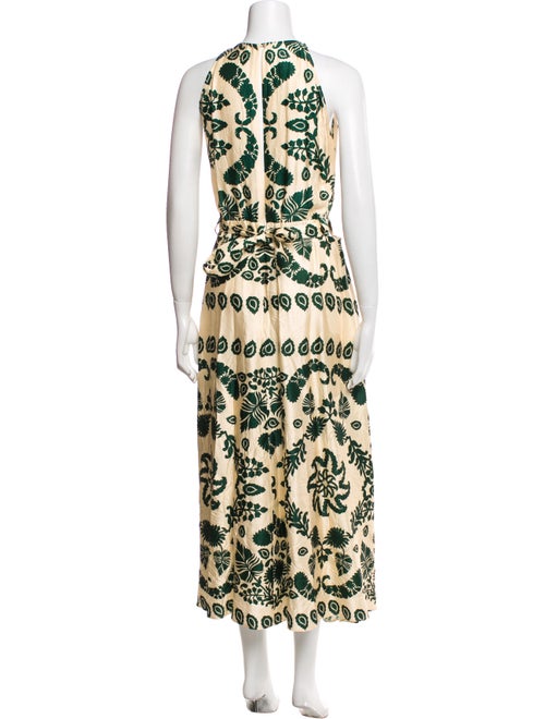 Sandro Printed Midi Length Dress