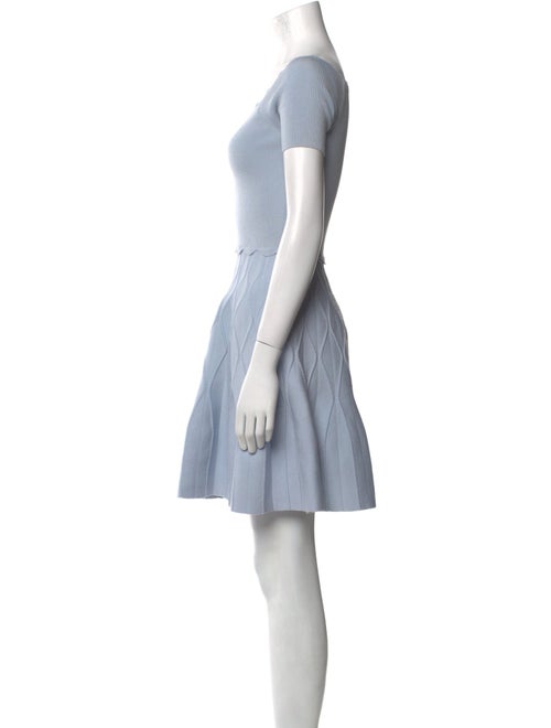 Sandro Scoop Neck Mini Dress