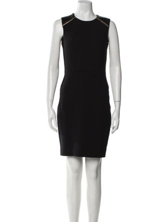 Sandro Crew Neck Mini Dress