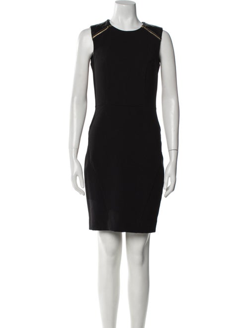 Sandro Crew Neck Mini Dress