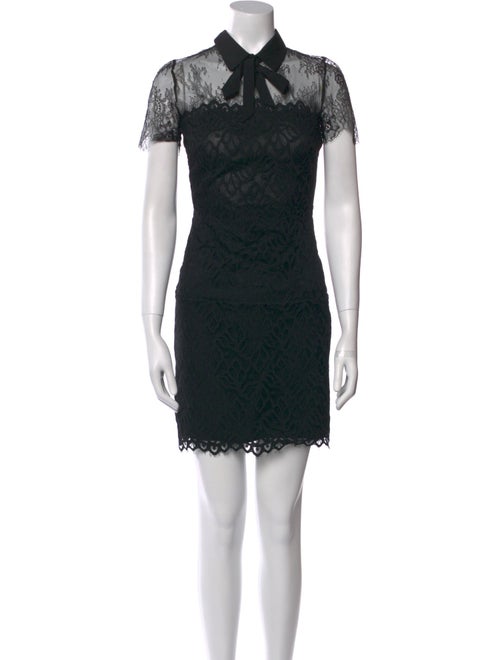 Sandro Lace Pattern Knee-Length Dress