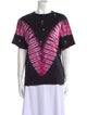 Sandro Tie-Dye Print Crew Neck T-Shirt