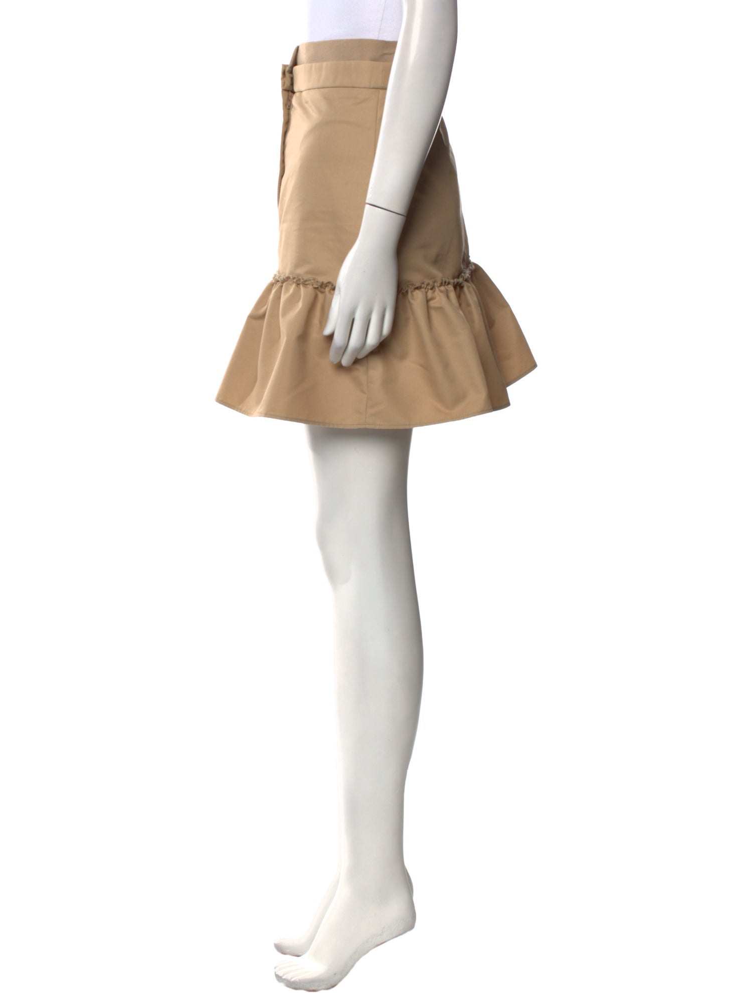 Sandro Ruffle Embellishment Mini Skirt