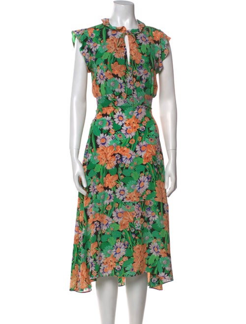 Sandro Silk Long Dress