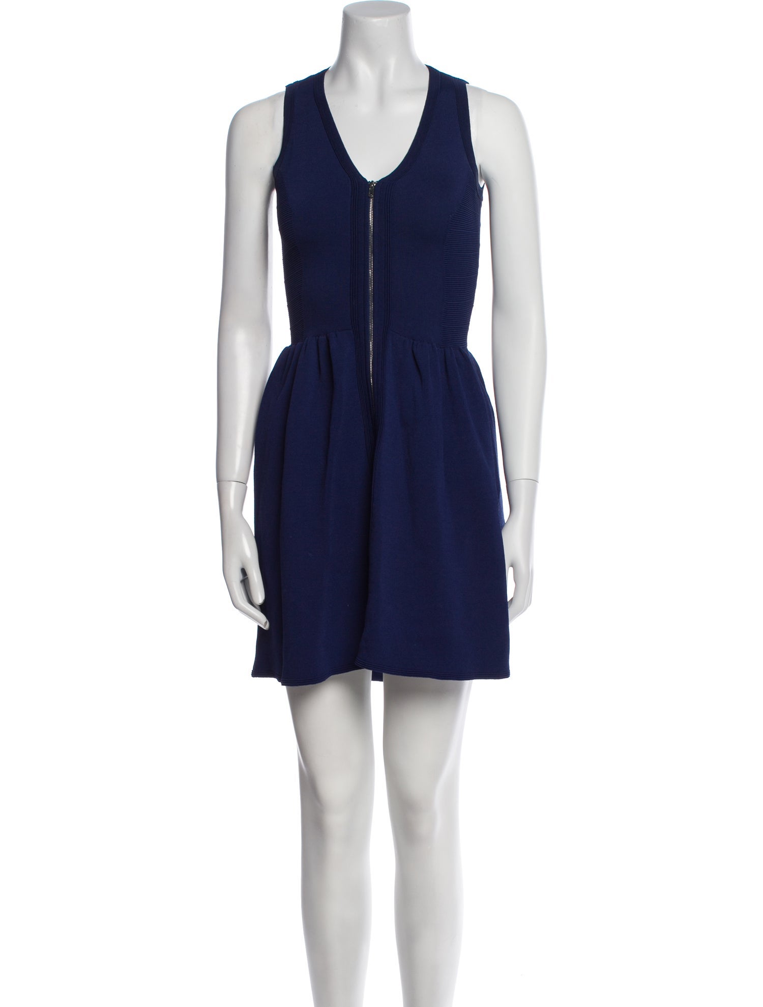 Sandro V-Neck Mini Dress