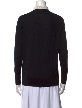 Sandro Wool V-Neck Sweater