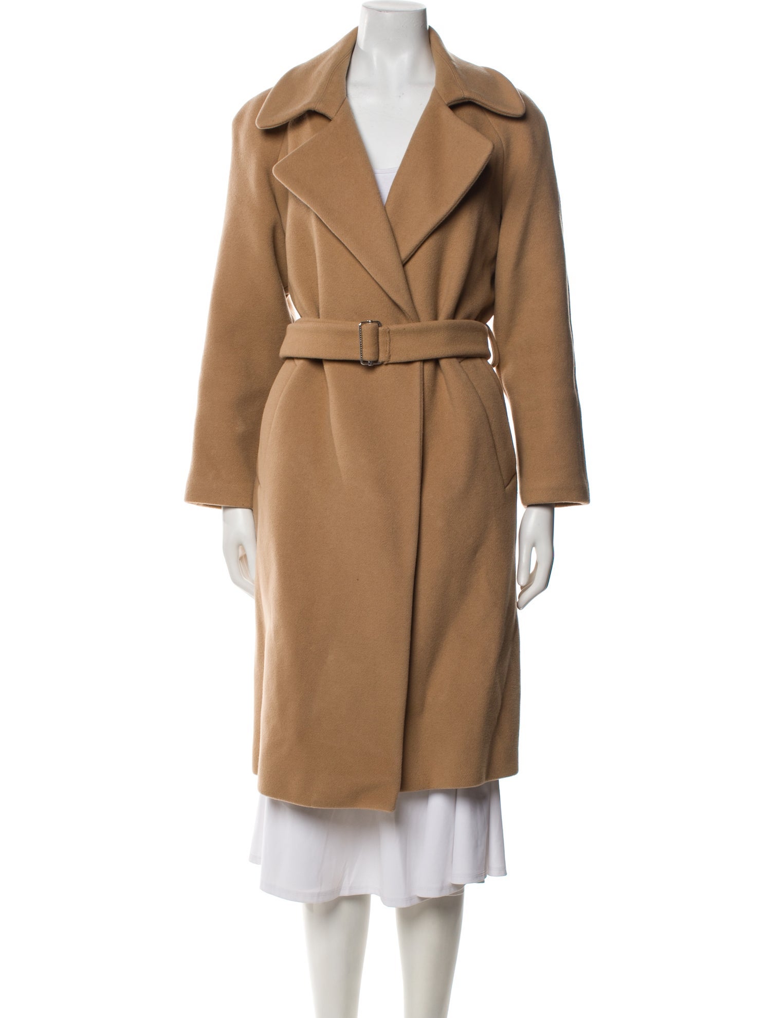 Sandro Virgin Wool Trench Coat