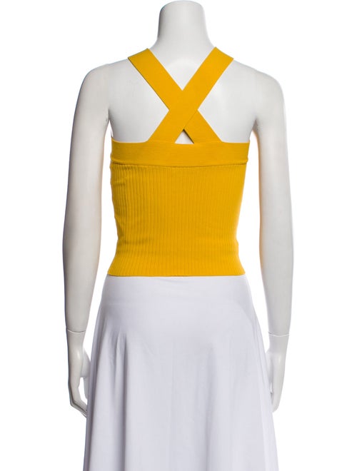 Sandro Halterneck Sleeveless Crop Top
