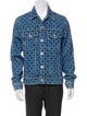 Sandro Printed Trucker Jacket