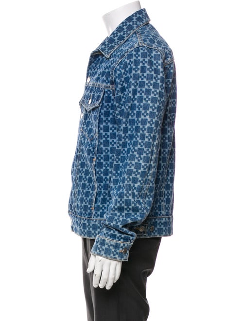 Sandro Printed Trucker Jacket