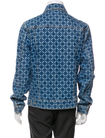 Sandro Printed Trucker Jacket