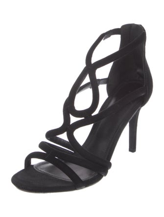 Sandro Suede Gladiator Sandals