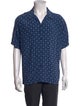 Sandro Printed Short Sleeve Shirt
