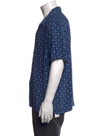 Sandro Printed Short Sleeve Shirt