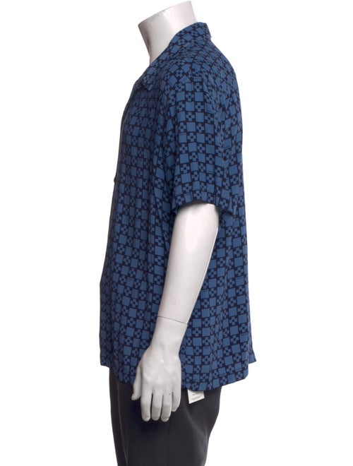 Sandro Printed Short Sleeve Shirt